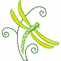 Butterfly Embroidery Design 6